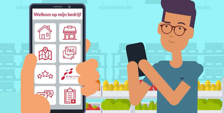 Enquête naar interesse in app 'Welkom op ons bedrijf' Enquête naar interesse in app 'Welkom op ons bedrijf'