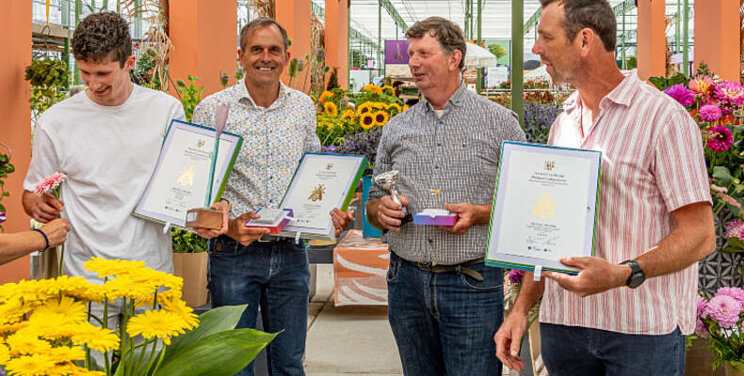 Winnaars in het zonnetje gezet op de Floriade Winnaars in het zonnetje gezet op de Floriade