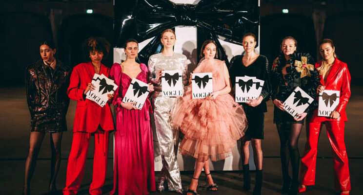 Witte tulpen bij lancering nieuwe Vogue Nederland Witte tulpen bij lancering nieuwe Vogue Nederland