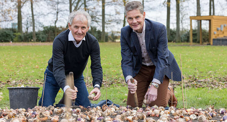 Bollen geplant op Keukenhof Bollen geplant op Keukenhof