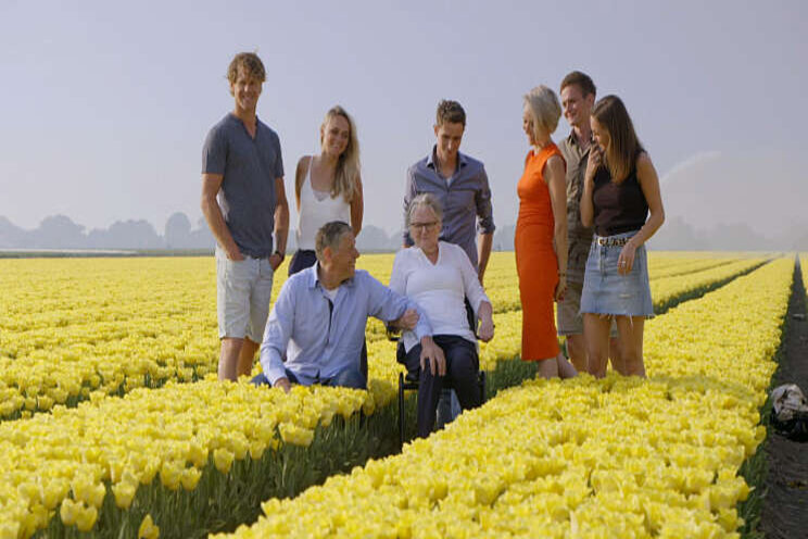 Schaatsende tulpenfamilie in documentaire EO