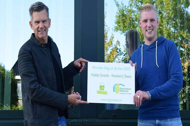 Hidde wint Vlog uit de Kas Hidde wint Vlog uit de Kas