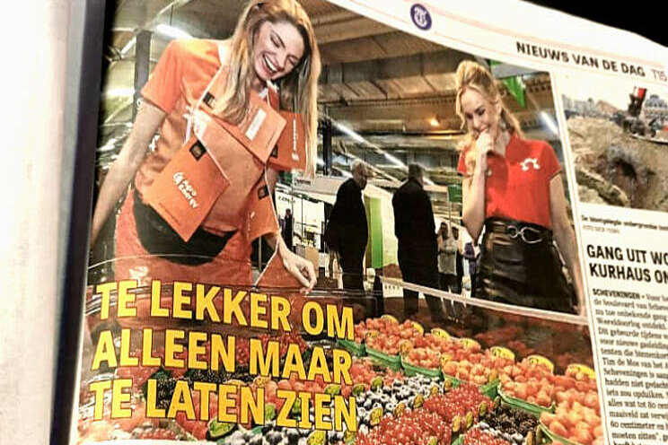 In de Telegraaf!